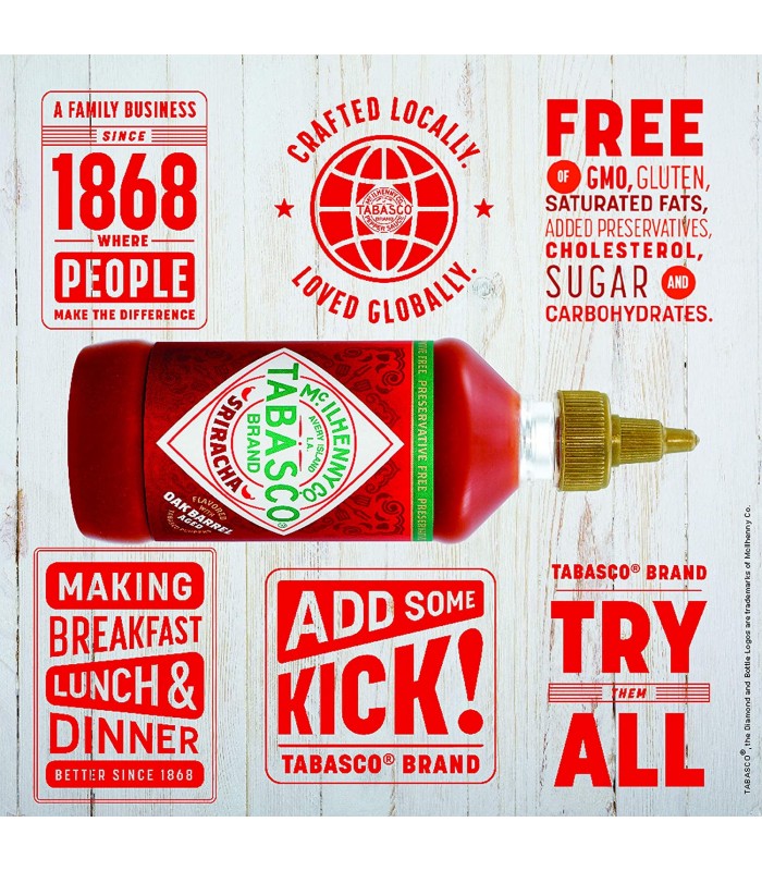 Tabasco سس سریراچا 256 میلی لیتری تاباسکو