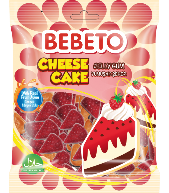 Bebeto پاستیل چیز کیک 120 گرمی ببتو