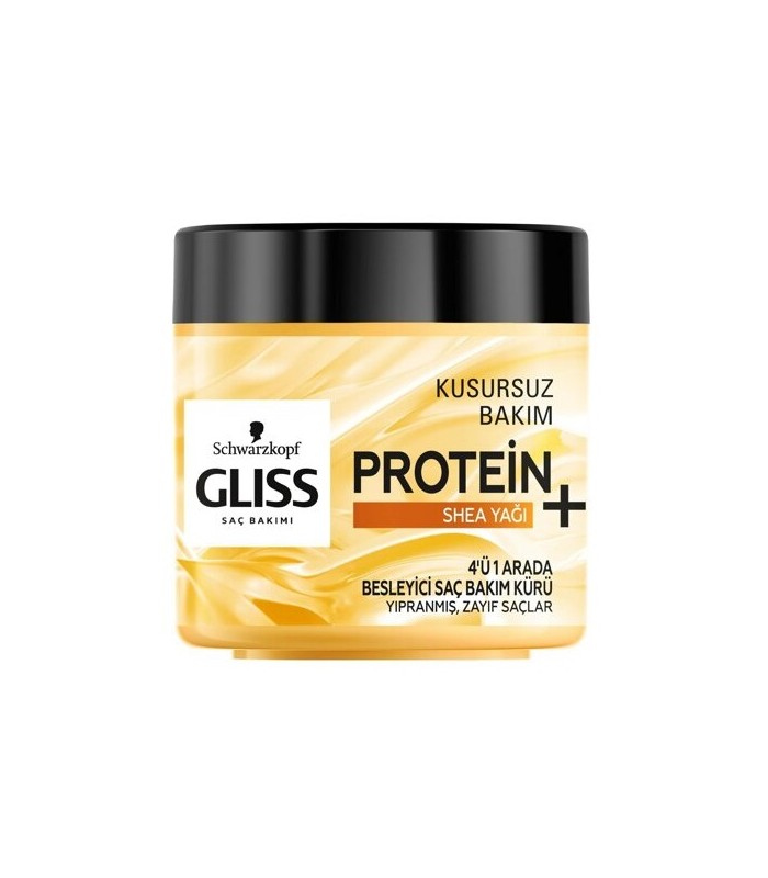 Gliss ماسک مو تغذیه کننده 4 کاره پروتئینه 400 میلی لیتر گلیس