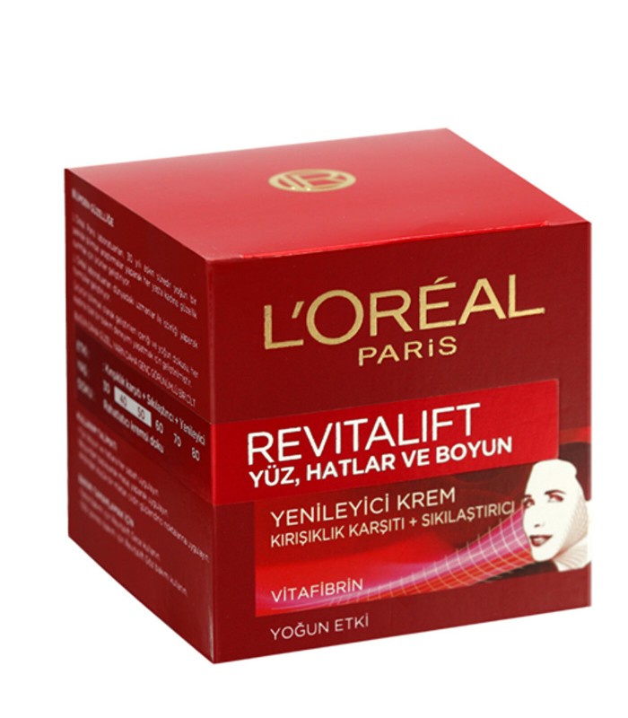 خرید Loreal کرم ضد چروک و سفت کننده صورت و گردن رویتالیفت 50 میل لورال