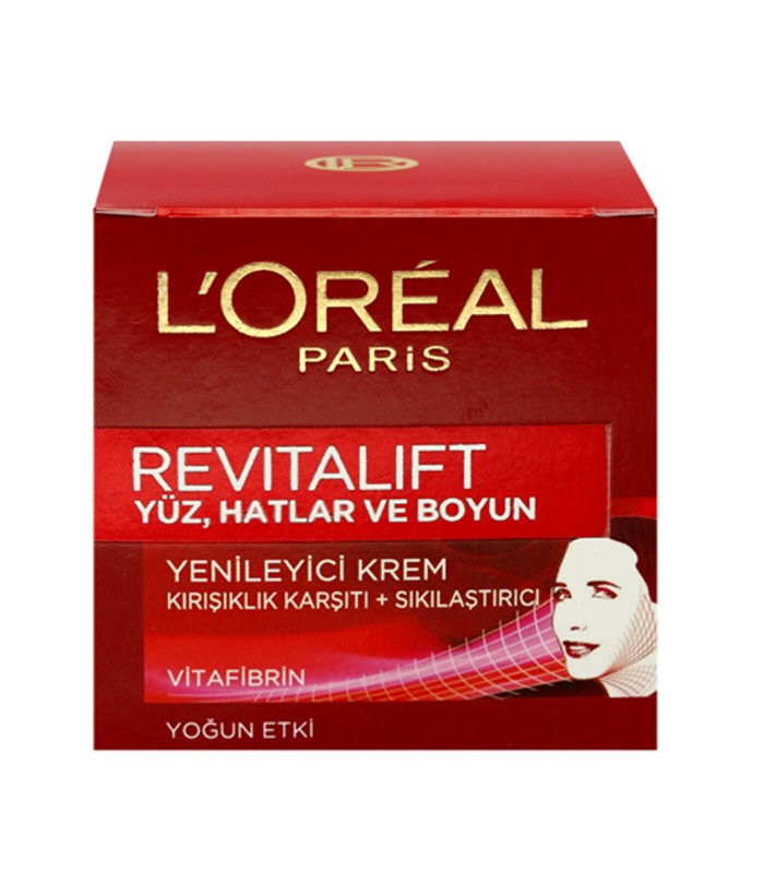 خرید Loreal کرم ضد چروک و سفت کننده صورت و گردن رویتالیفت 50 میل لورال