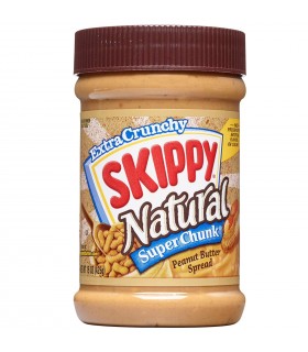 Skippy کره بادام زمینی سوپر چانک ارگانیک و بدون گلوتن 462 گرمی اسکیپی