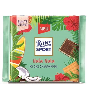 Ritter Sport شکلات ویفر نارگیلی 100 گرمی ریتر اسپرت