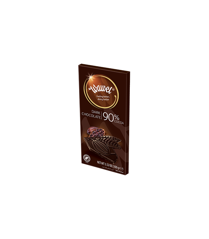 Wawel شکلات تلخ 90 درصد کاکائو 100 گرمی واول