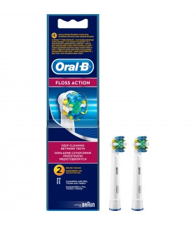 Oral B سری مسواک برقی فلاس اکشن 2 عددی اورال بی