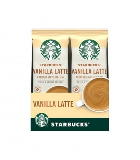STARBUCKS کافی میکس وانیلا لاته 10 عددی استارباکس