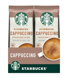 STARBUCKS کافی میکس کاپوچینو 10 عددی استارباکس