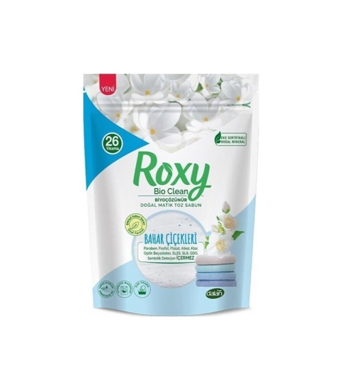 Roxy پودر صابون ارگانیک کتان 800 گرمی رکسی