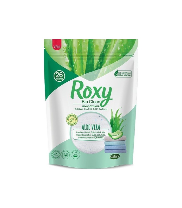 Roxy پودر صابون ارگانیک آلوئه ورا 800 گرمی رکسی