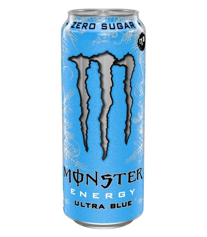 Monster نوشیدنی انرژی زا الترا بلو بدون قند 500 میلی لیتر مانستر