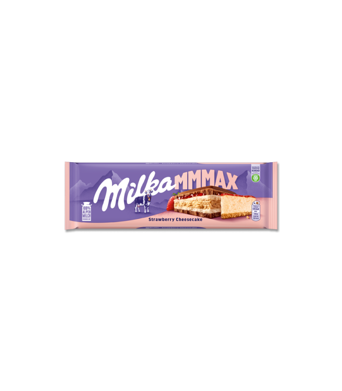 Milka شکلات مکس چیزکیک توت فرنگی 300 گرمی میلکا