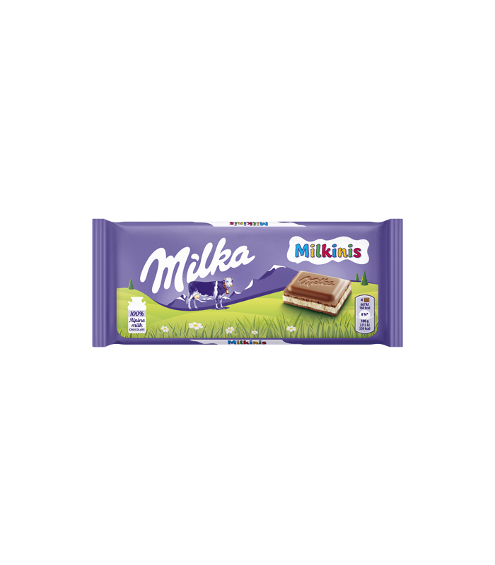 Milka شکلات میلکینیز 100 گرمی میلکا