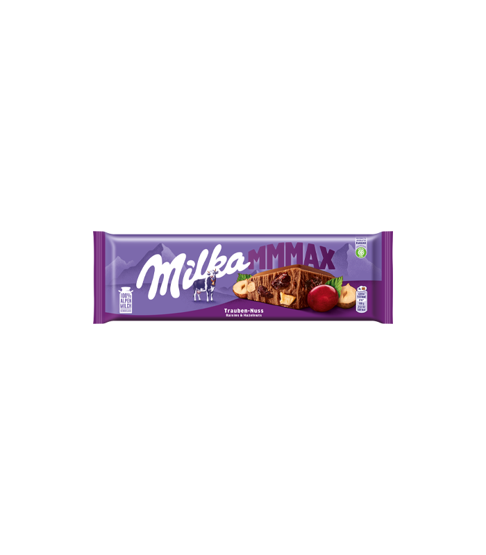 Milka شکلات مکس کشمش و فندق 270 گرمی میلکا