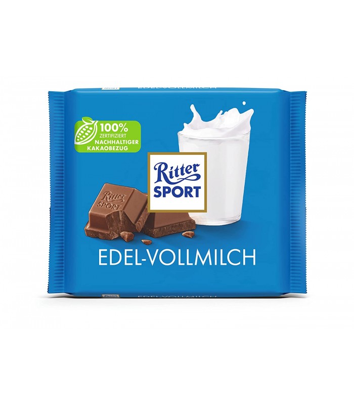 Ritter Sport شکلات شیری فاین 100 گرمی ریتر اسپرت