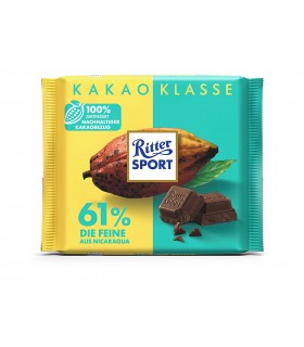 Ritter Sport شکلات 61% فاین 100 گرمی ریتر اسپرت