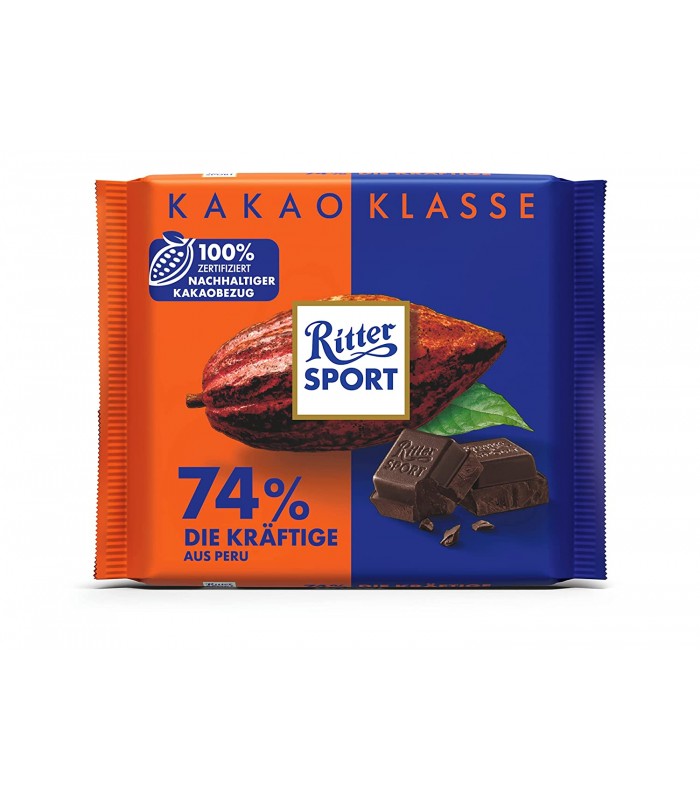 Ritter Sport شکلات 74% اینتنس 100 گرمی ریتر اسپرت