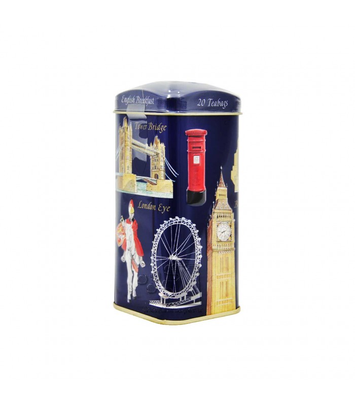 Ahmad Tea چای جعبه فلزی نمادهای شهر لندن 40 گرمی احمد تی