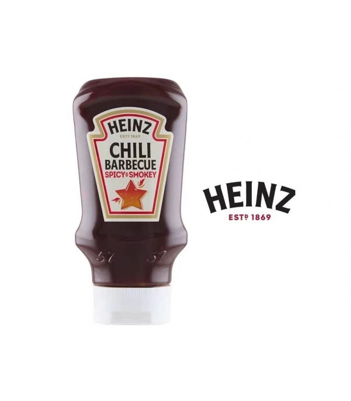 Heinz سس کچاپ باربکیو چیلی تند و دودی 480 گرمی هاینز