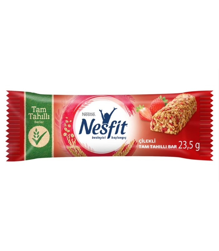 Nestle سریال بار صبحانه توت فرنگی و غلات کامل 23.5 گرمی نستله