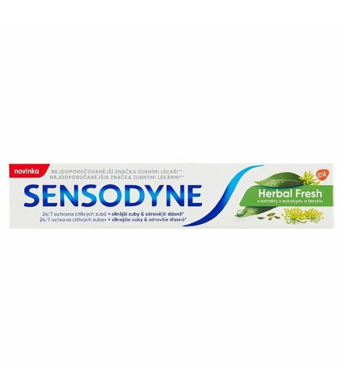 Sensodyne خمیر دندان هربال فرش با رایحه اکالیپتوس 75 گرم سنسوداین