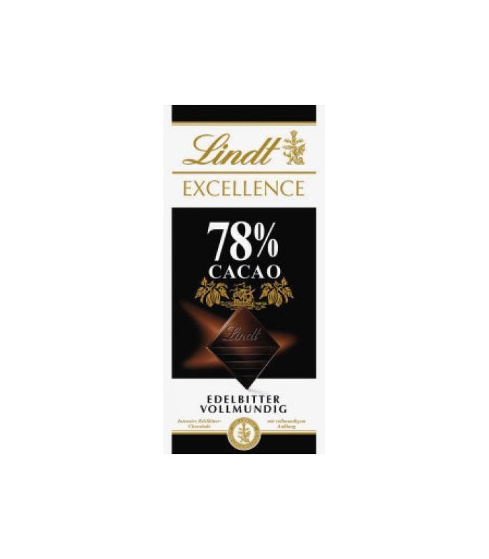 Lindt شکلات تلخ اکسلنس 78 درصد 100 گرمی لینت
