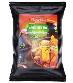 Pizzarella ادویه سیب زمینی سرخ کرده با طعم سیر و سبزیجات 500 گرم پیزارلا