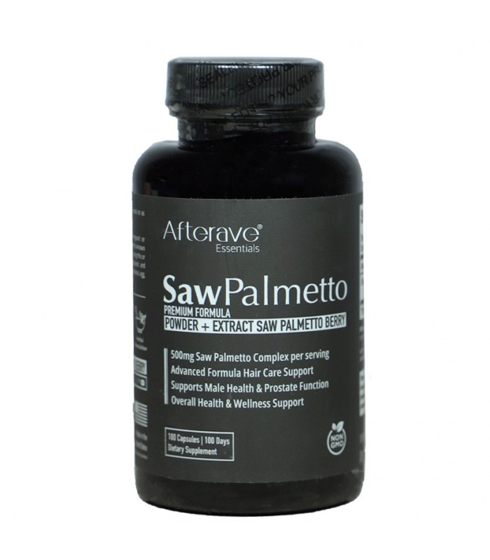 Saw Palmetto Afterave مکمل ضد ریزش مو سائوپالمتو 100عددی افترایو