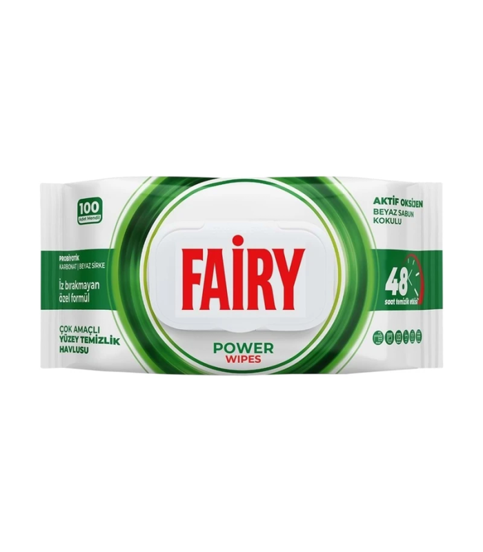 FAIRY دستمال سطوح چند منظوره فیری مدل پاور بسته 100 عددی