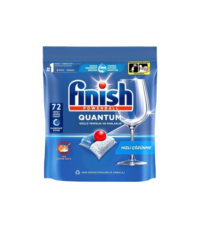 Finish قرص ماشین ظرفشویی کوآنتوم 72 عددی فینیش