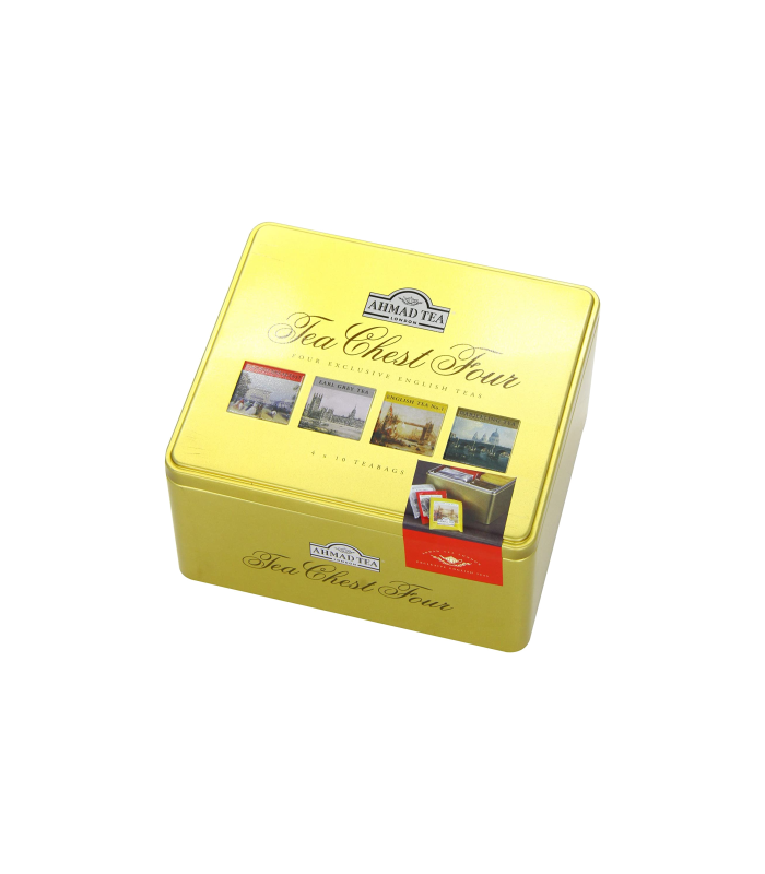 Ahmad Tea چای جعبه فلزی 40 عددی احمد تی