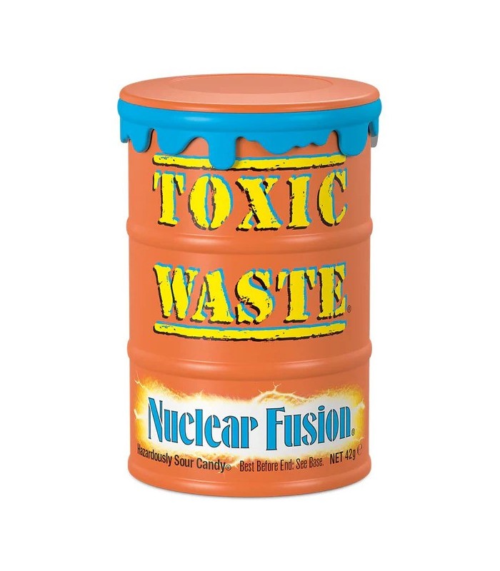 TOXIC WASTE آبنبات ترش تاکسیک ویست بشکه نارنجی 42 گرمی