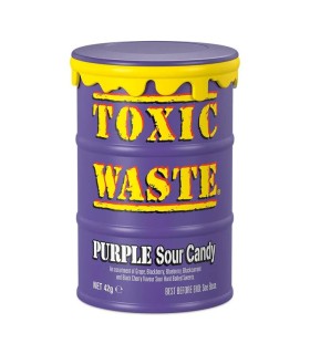 TOXIC WASTE آبنبات ترش تاکسیک ویست بشکه بنفش 42 گرمی