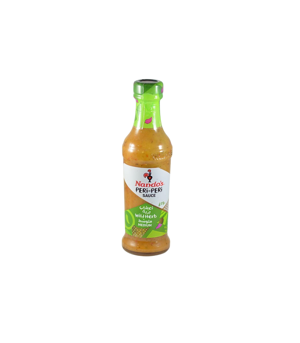 Nandos سس سبزیجات وحشی متوسط 250 گرمی ناندوز