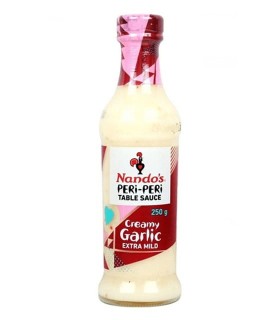 Nandos سس سیر خامه ای 250 گرمی ناندوز