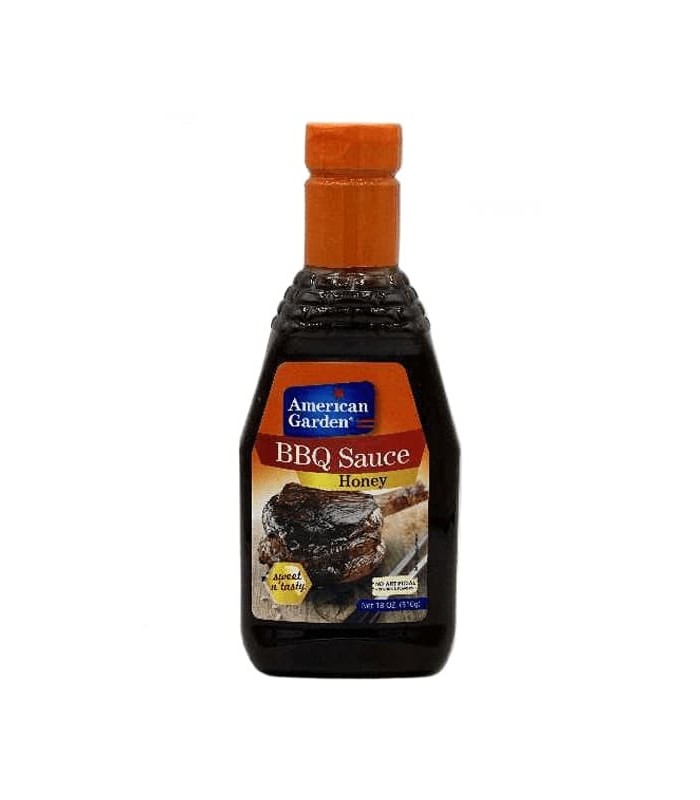 American Garden سس باربیکیو عسلی 510 گرمی آمریکن گاردن