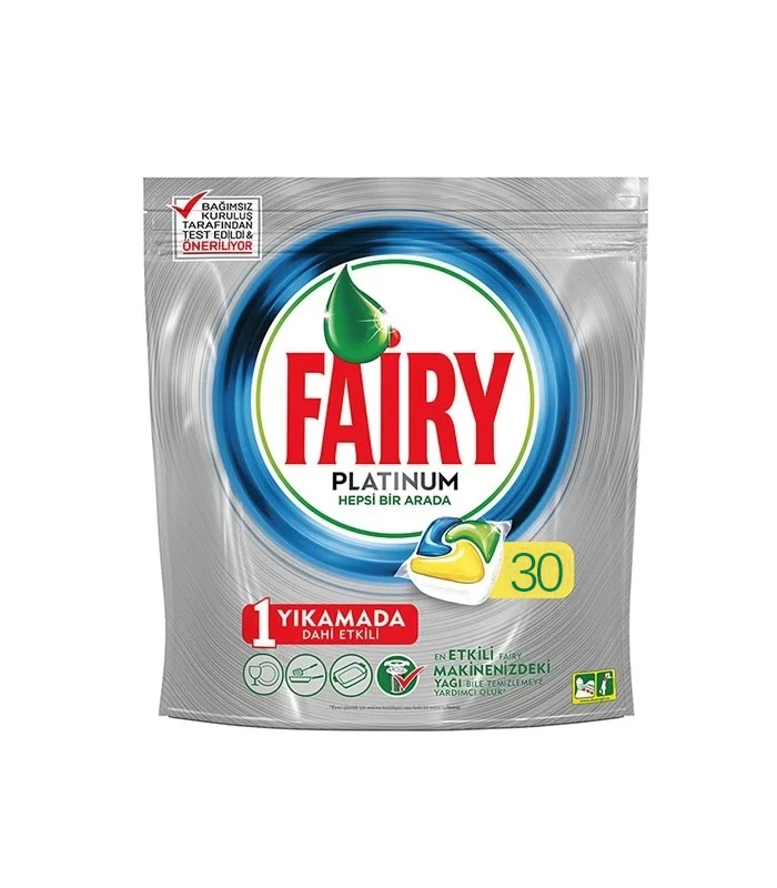 Fairy قرص ماشین ظرفشویی پلاتینوم 30 عددی فیری