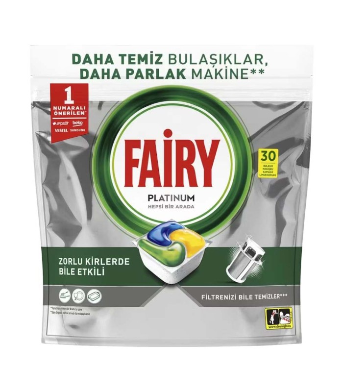 Fairy قرص ماشین ظرفشویی پلاتینوم 30 عددی فیری