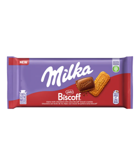Milka شکلات شیری لوتوس بیسکوف 90 گرمی میلکا
