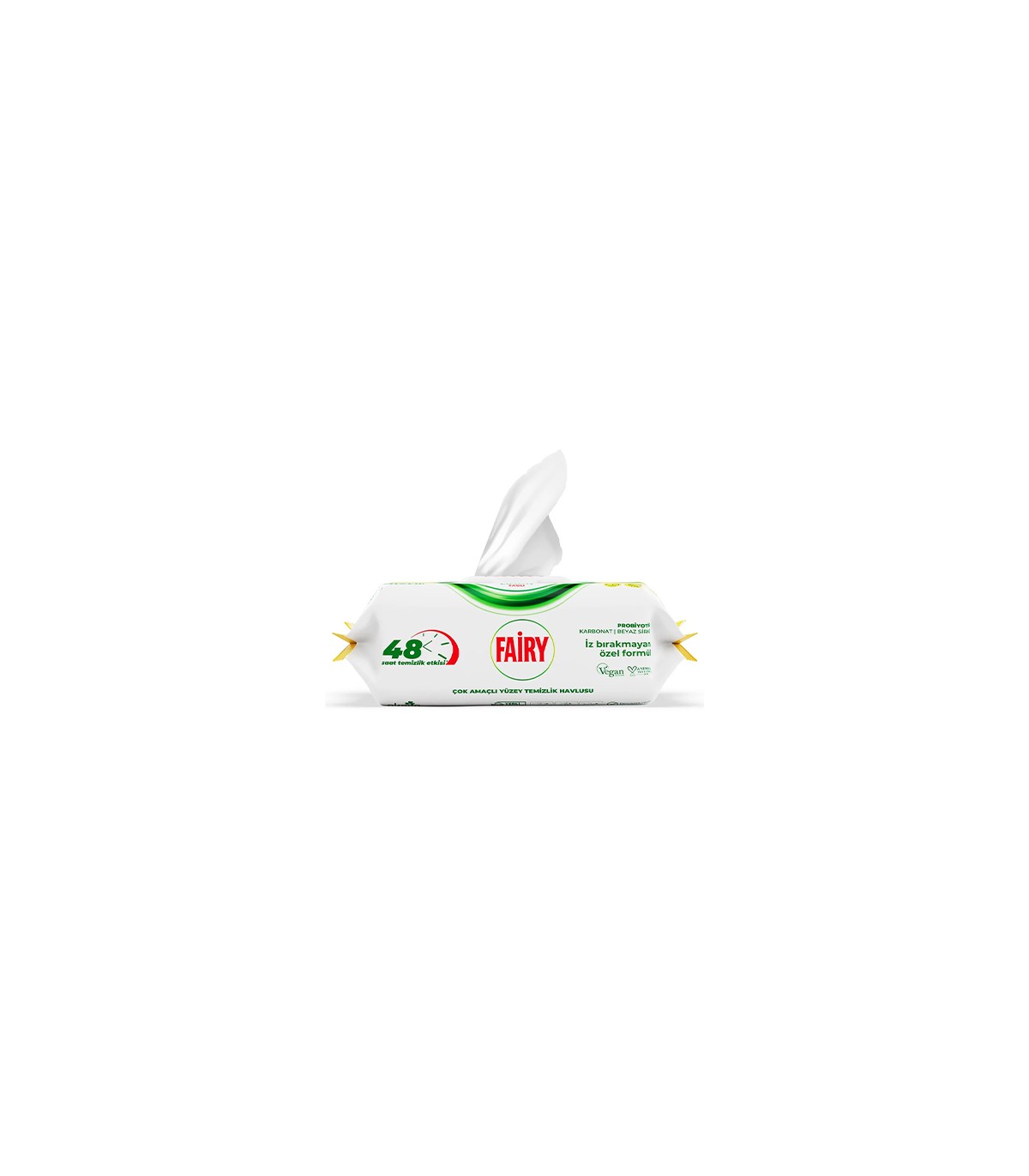 FAIRY دستمال سطوح چند منظوره فیری رایحه لیمو بسته 100 عددی
