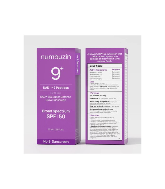 NAMBUZIN کرم ضد آفتاب NAD شماره 9 لیفتینگ و جوانساز نامبوزین حجم 50 میلی لیتر
