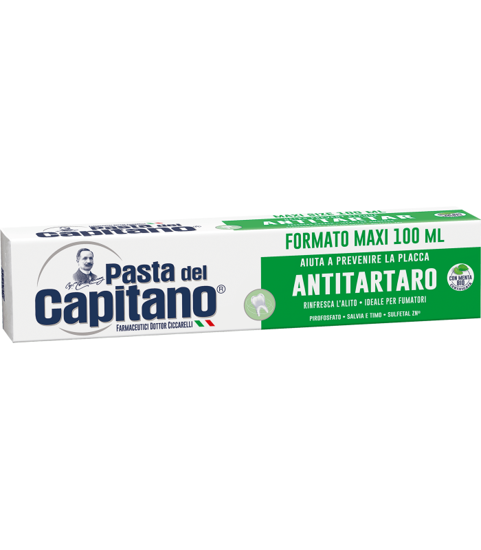 Capitano خمیر دندان ضد جرم و پوسیدگی دندان کاپیتانو اصل ایتالیا حجم 100 میل