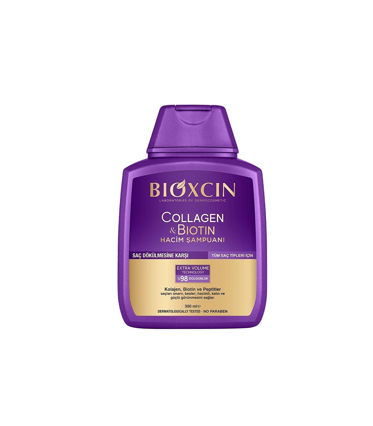 BIOXCIN شامپو حجم دهنده و ضد ریزش مو حاوی کلاژن و بیوتین بیوکسین 300 میل