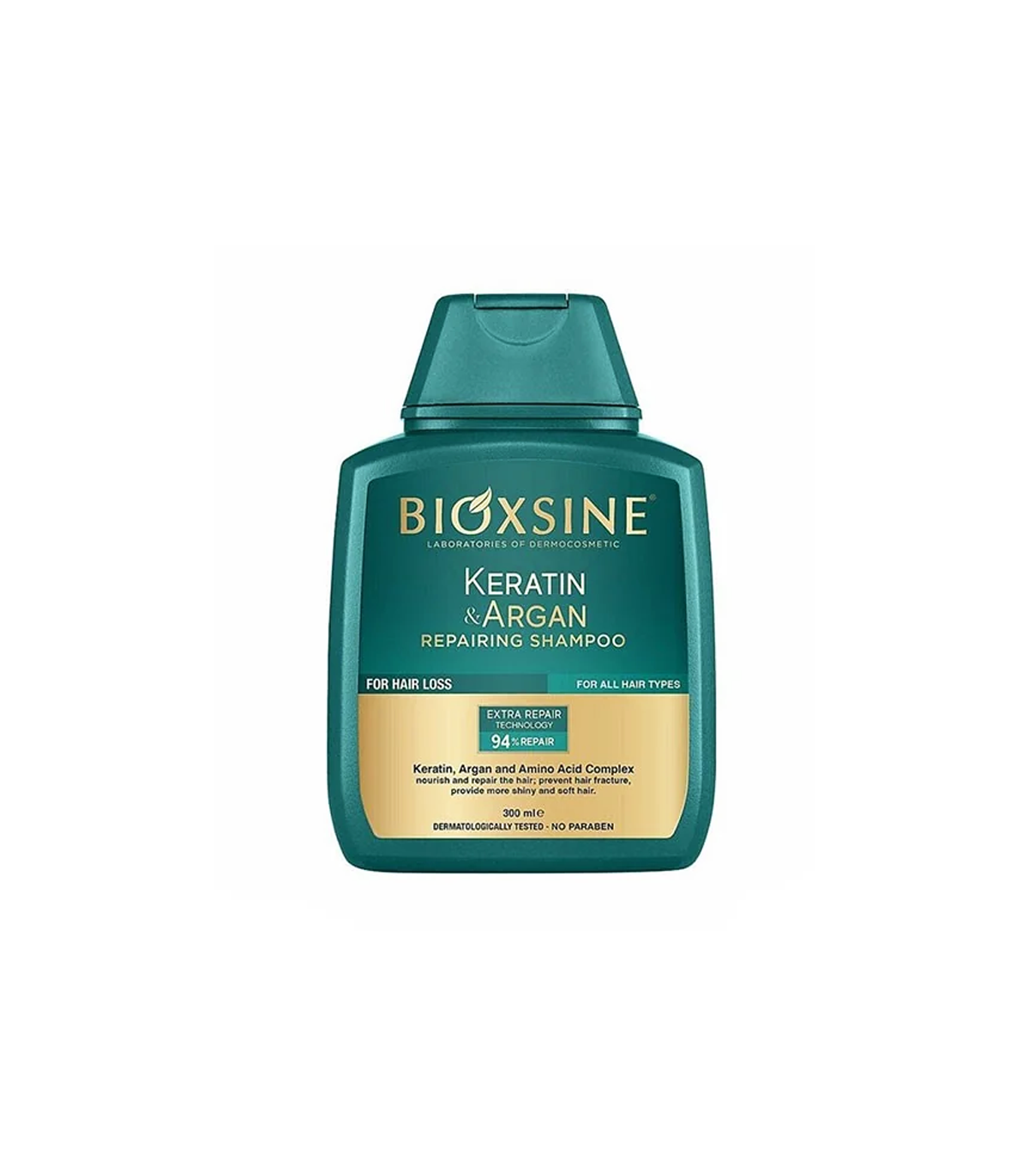BIOXCIN شامپو ترمیم کننده و ضد ریزش مو حاوی آرگان و کراتین بیوکسین 300 میل