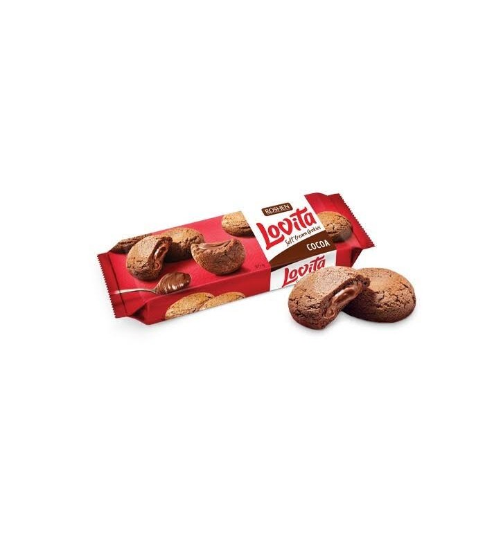 Roshen کوکی شکلاتی کرم دار 150 گرمی روشن