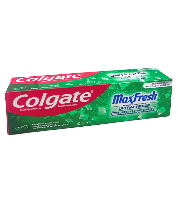 Colgate خمیردندان خنک کننده مکس فرش سبز مدل Max Fresh Ultrafreeze حجم 100 میل کلگیت