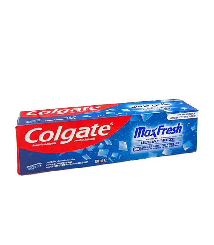 Colgate خمیردندان خنک کننده مکس فرش آبی مدل Max Fresh Ultrafreeze حجم 100 میل کلگیت