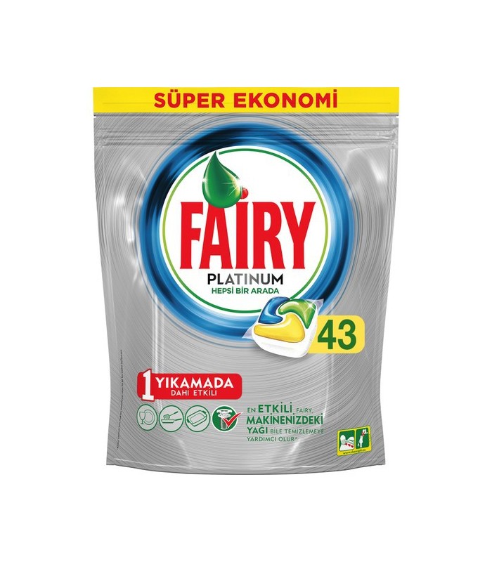 خرید Fairy قرص ماشین ظرفشویی پلاتینوم ۴۳ عددی فیری