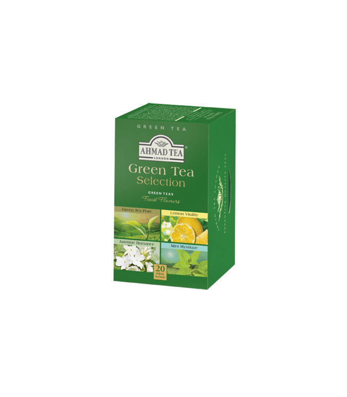 Ahmad Tea چای سبز با 4 طعم مختلف 20 عددی احمد انگلستان