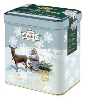Ahmad Tea چای جعبه فلزی موزیکال 80 گرمی احمد تی