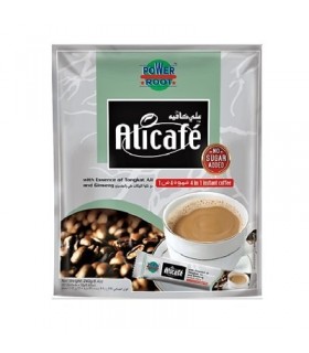 Alicafe قهوه فوری جینسینگ دار رژیمی (بدون قند) 20 عددی علی کافه